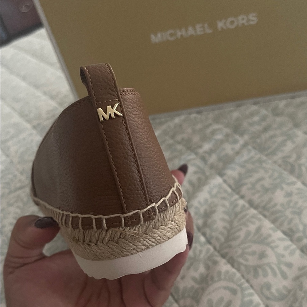 Michael Kors Tan Espadrille Flats - Picture 2 of 6
